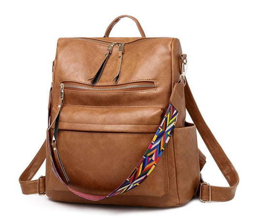Mochila de senhora em pele moderna e sofisticada