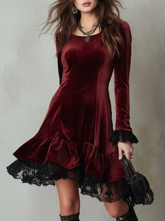 Vestido midi retro