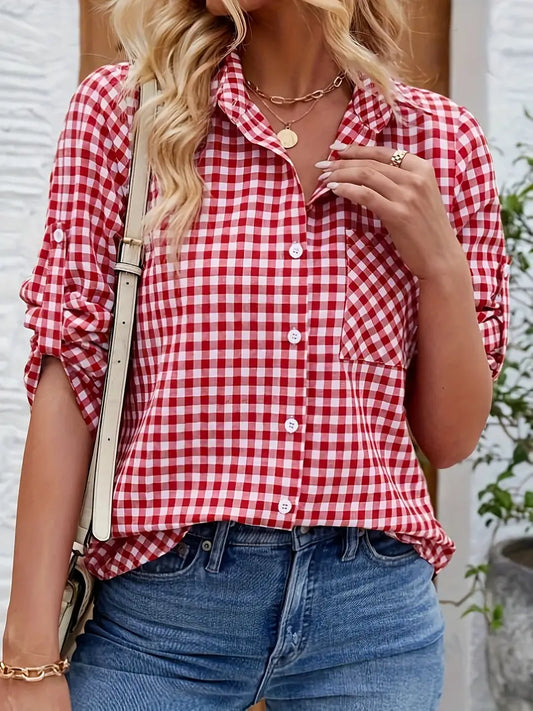 Camisa xadrez mulher 2025