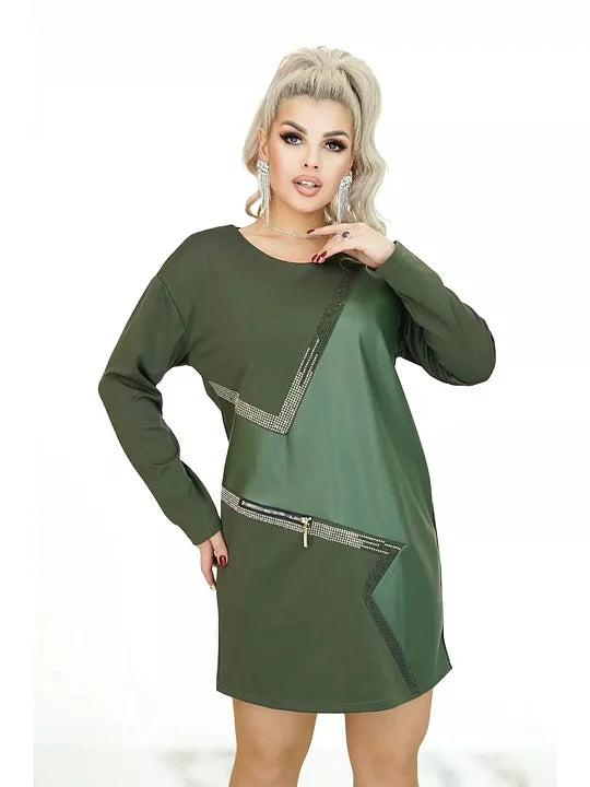 🔥【Produto mais vendido】👗💥Vestido elegante e moderno para o outono/inverno
