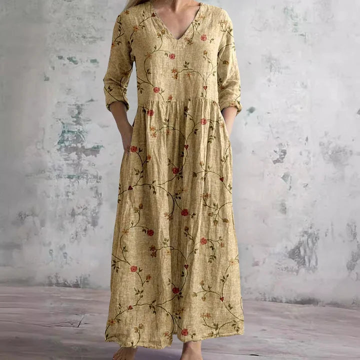 Vestido floral de verão 2026