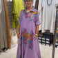 Vestido Chemise Maxi Floral em Aquarela